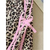 image:imageFloerns Girls Y2k Cheetah Wide Leg Pants Bow Striped Baggy TrousersPink