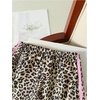 image:imageFloerns Girls Y2k Cheetah Wide Leg Pants Bow Striped Baggy TrousersPink