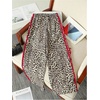 image:imageFloerns Girls Y2k Cheetah Wide Leg Pants Bow Striped Baggy TrousersRed