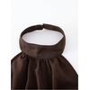 image:imageFloerns Girls Y2k Polka Dots Mini Dress Halter Neck Ruffle Hem Birthday Party DressesBrown