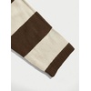 image:imageFloerns Men Striped Pullover Sweater Colorblock Crew Neck Knit Casual TopsBrown and Apricot