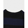 image:imageFloerns Men Striped Pullover Sweater Colorblock Crew Neck Knit Casual TopsDeep Blue