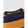 image:imageFloerns Men Striped Pullover Sweater Colorblock Crew Neck Knit Casual TopsMustard Yellow