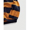 image:imageFloerns Men Striped Pullover Sweater Colorblock Crew Neck Knit Casual TopsMustard Yellow