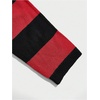 image:imageFloerns Men Striped Pullover Sweater Colorblock Crew Neck Knit Casual TopsRed