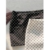 image:imageFloerns Womens 2 PCS Polka Dots Mini Skirt SkortBlack and White