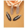 image:imageFloerns Womens 4 Pcs Polka Dots Hair Clips Duckbill Alligator ClipBlack Multi
