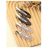 image:imageFloerns Womens 4 Pcs Polka Dots Hair Clips Duckbill Alligator ClipBlack Multi
