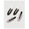 image:imageFloerns Womens 4 Pcs Polka Dots Hair Clips Duckbill Alligator ClipPolka Dots