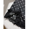 image:imageFloerns Womens Elegant Polka Dots Lace Skirt Low Rise Date Night Party Mini SkirtBlack