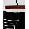 image:imageFloerns Womens Elegant Striped High Waist Wrap A Line Midi SkirtBlack