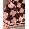 image:imageFloerns Womens Gingham Checkered Button Down V Neck Knit Sweater VestPink