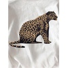 image:imageFloerns Womens Leopard Graphic T Shirts Casual Short Sleeve Crew Neck Summer Tops StreetwearBrown
