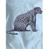 image:imageFloerns Womens Leopard Graphic T Shirts Casual Short Sleeve Crew Neck Summer Tops StreetwearIce Blue