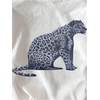 image:imageFloerns Womens Leopard Graphic T Shirts Casual Short Sleeve Crew Neck Summer Tops StreetwearWhite