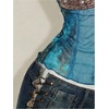 image:imageFloerns Womens Leopard Lace Trim Rave Top Sheer Mesh Tank TopsBlue