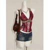 image:imageFloerns Womens Leopard Lace Trim Rave Top Sheer Mesh Tank TopsBurgundy