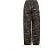 image:imageFloerns Womens Leopard Straight Leg Cargo Pants Cheetah TrousersArmy Green Camo