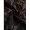image:imageFloerns Womens Leopard Straight Leg Cargo Pants Cheetah TrousersBrown and Black