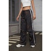 image:imageFloerns Womens Leopard Straight Leg Cargo Pants Cheetah TrousersBrown and Black