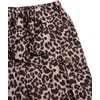 image:imageFloerns Womens Leopard Straight Leg Cargo Pants Cheetah TrousersLight Brown
