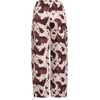 image:imageFloerns Womens Leopard Straight Leg Cargo Pants Cheetah TrousersMocha Brown
