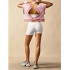 image:imageFloerns Womens Open Back Workout Top Striped Short Sleeve Gym Athletic Running TeesPink