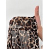 image:imageFloerns Womens Plus Size Leopard Print Mesh High Waisted Maxi SkirtsKhaki