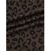 image:imageFloerns Womens Plus Size Leopard Tank Dress V Neck Sleeveless Fall Clothes Short DressesCoffee Brown Leopard