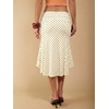 image:imageFloerns Womens Polka Dots Asymmetrical Hem Date Night Midi SkirtsApricot