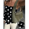 image:imageFloerns Womens Polka Dots Babydoll Camisole Tops Sleeveless Layered Ruffle Going Out TopsBlack
