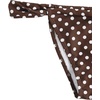 image:imageFloerns Womens Polka Dots Cheeky Bikini Sets Seashell Strapless SwimsuitsBrown