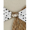 image:imageFloerns Womens Polka Dots Cheeky Bikini Sets Seashell Strapless SwimsuitsWhite
