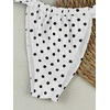 image:imageFloerns Womens Polka Dots Cheeky Bikini Sets Seashell Strapless SwimsuitsWhite