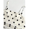 image:imageFloerns Womens Polka Dots Mini Dress Spaghetti Strap Bubble Hem Y2k Tea Party Going Out DressesBeige