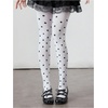 image:imageFloerns Womens Polka Dots Tights Cute Thigh High Pantyhose Stockings LeggingsWhite and Polka Dots