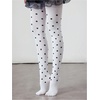 image:imageFloerns Womens Polka Dots Tights Cute Thigh High Pantyhose Stockings LeggingsWhite and Polka Dots