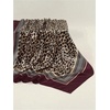 image:imageFloerns Womens Retro Silk Bandana Leopard Print Headscarf Boho Square Hair ScarfBurgundy