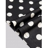 image:imageFloerns Womens Striped Asymmetrical Flowy Ruffle Low Rise Midi SkirtBlack and White