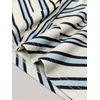image:imageFloerns Womens Striped Asymmetrical Flowy Ruffle Low Rise Midi SkirtBlue and White