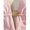 image:imageFloerns Womens Striped Halter Dress Tie Backless A Line Summer Mini DressPink