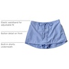 image:imageFloerns Womens Striped Preppy Mini Skort Drawstring Cute ShortsBlue and White