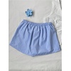 image:imageFloerns Womens Striped Preppy Mini Skort Drawstring Cute ShortsBlue and White