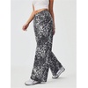 image:imageFloerns Womens Y2k Cheetah Wide Leg Jeans High Waisted Baggy Denim PantsBlack and Grey