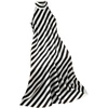 image:imageFloerns Womens Elegant Striped Halter Neck Ruffle A Line Formal Maxi DressBlack and White
