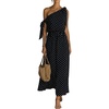 image:imageFloerns Womens Polka Dots Off The Shoulder Long Dress Summer Sleeveless Flowy Vacation SundressBlack