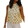 image:imageFloerns Womens Y2k Polka Dots Bubble Tank Tops Sleeveless Open Back Beach Summer TopsYellow
