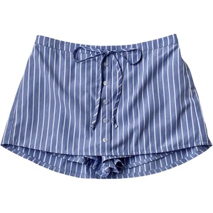 image:imageFloerns Womens Striped Preppy Mini Skort Drawstring Cute ShortsRoyal Blue