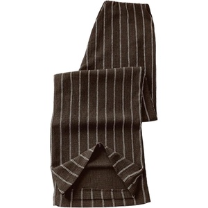image:imageFloerns Womens Striped Wide Leg Pants Elastic Waist Loose Fit Summer Casual TrousersCoffee Brown