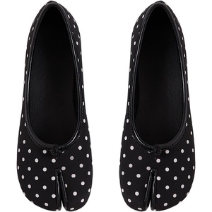 image:imageFloerns Womens Tabi Ballet Flats Polka Dots Ballerina ShoesBlack